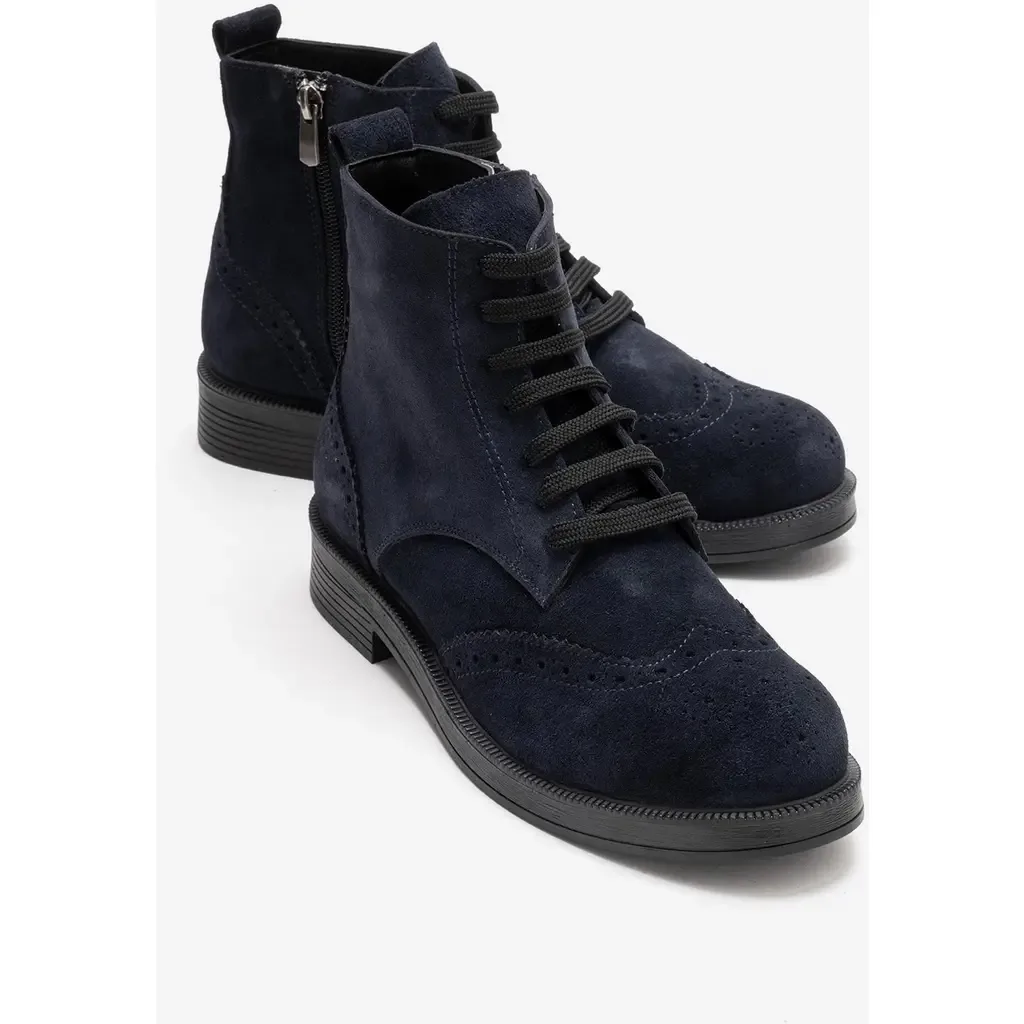 Nelvy Leather Boot by Forever & Always Shoes