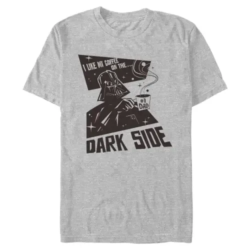 Dark Side Coffee Short Sleeve Graphic T-Shirt by Star Wars: A New Hope
