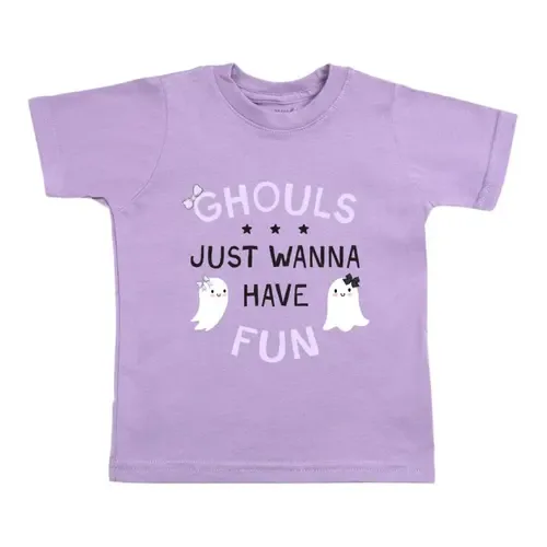 Ghouls Just Wanna Have Fun Halloween Short Sleeve T-Shirt by Sweet Wink
