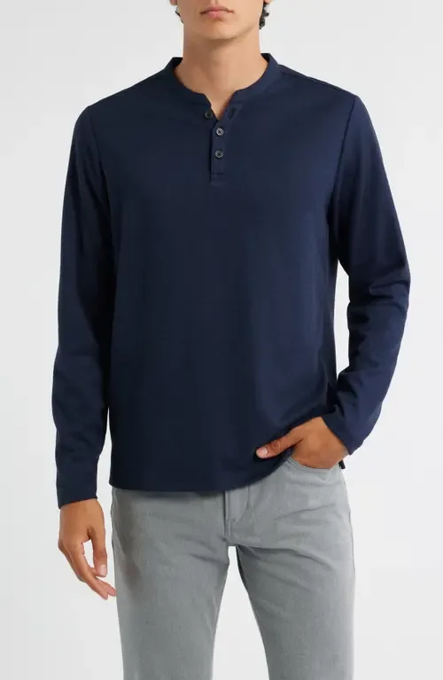 Alec Heathered Henley by Robert Barakett