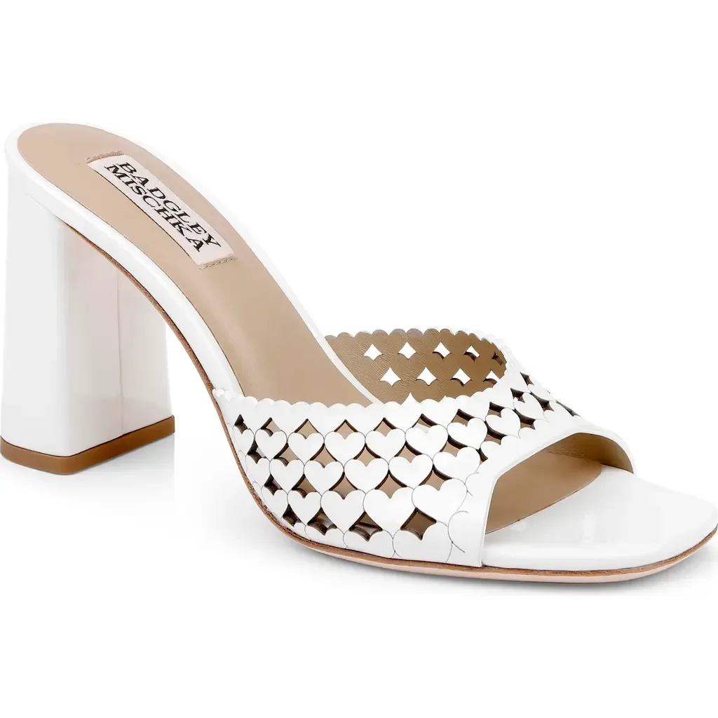 Omni Laser-Cut Heart Sandal by BADGLEY MISCHKA