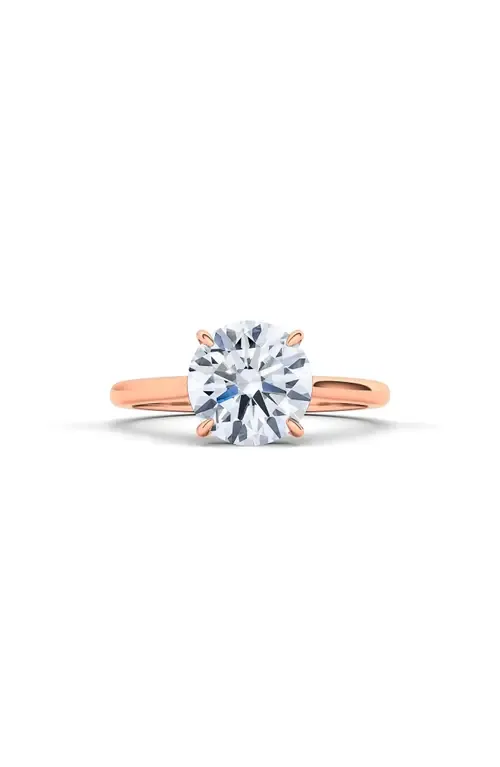 Round Brilliant Cut Lab Created Diamond Ring by HauteCarat