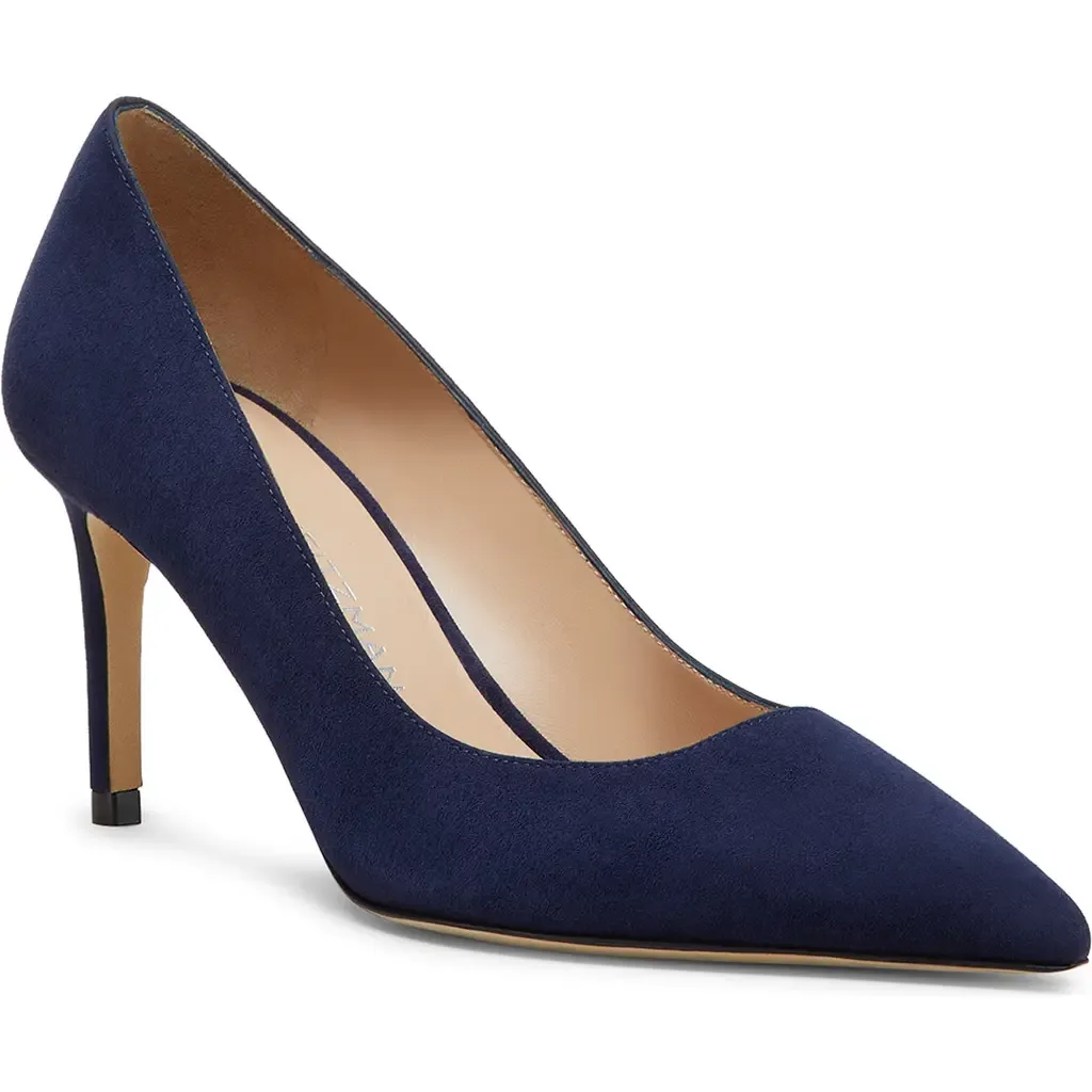 Stuart Power 75 Pointed Toe Pump by Stuart Weitzman