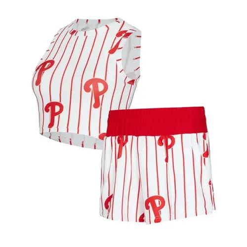 Concepts Sport Philadelphia Phillies Pinstripe Record Tank & Short Set by CONCEPTS SPORT