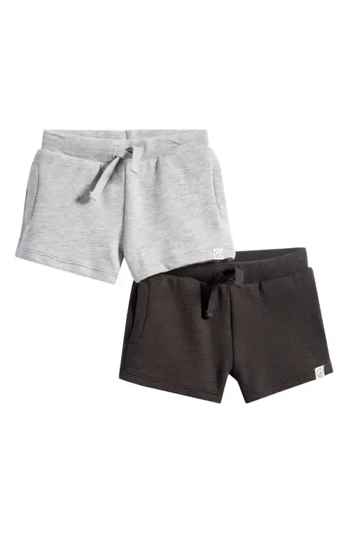 2-Pack Organic Cotton Drawstring Shorts by Little Planet