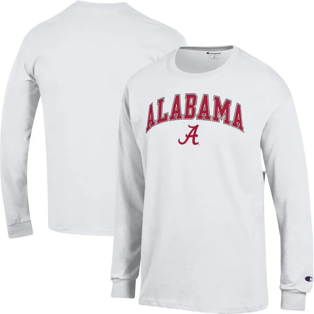 Champion Alabama Crimson Tide Arch Over Logo Long Sleeve T-Shirt