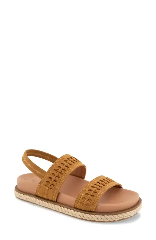 Nico Slingback Sandal in Wood Nubuck