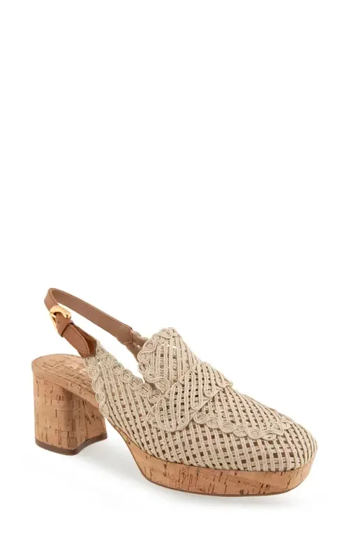 Santina Slingback Pump in Natural Raffia by Aerosoles