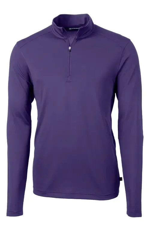 Virtue Piqué Recycled Blend Quarter Zip Pullover by Cutter & Buck
