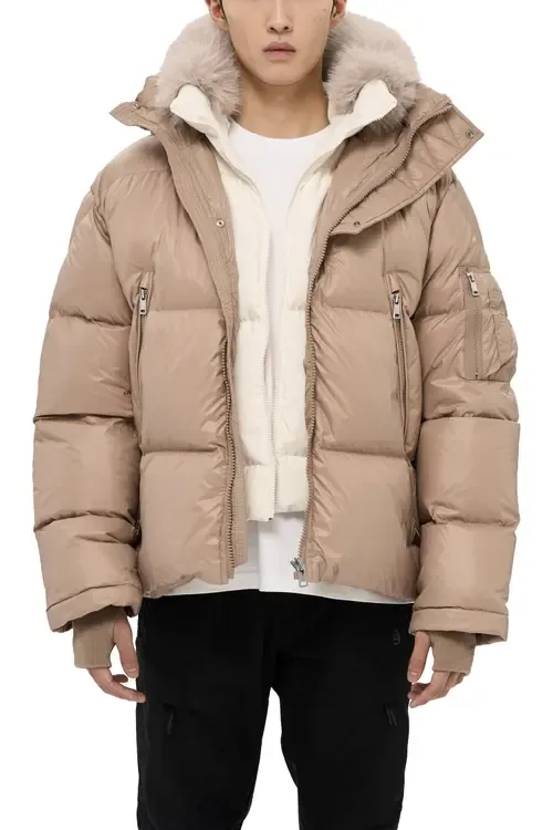 Kudu Detachable Double Hood Puffer
