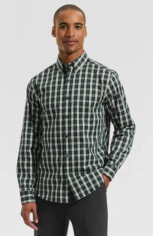 Traditional Fit Long Sleeve Travel Kit Shirt by Lands' End