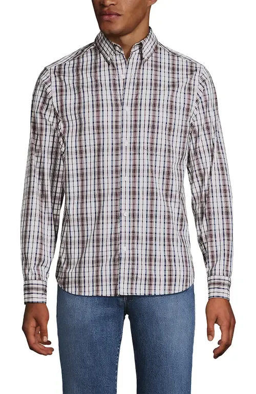 Traditional Fit Long Sleeve Travel Kit Shirt