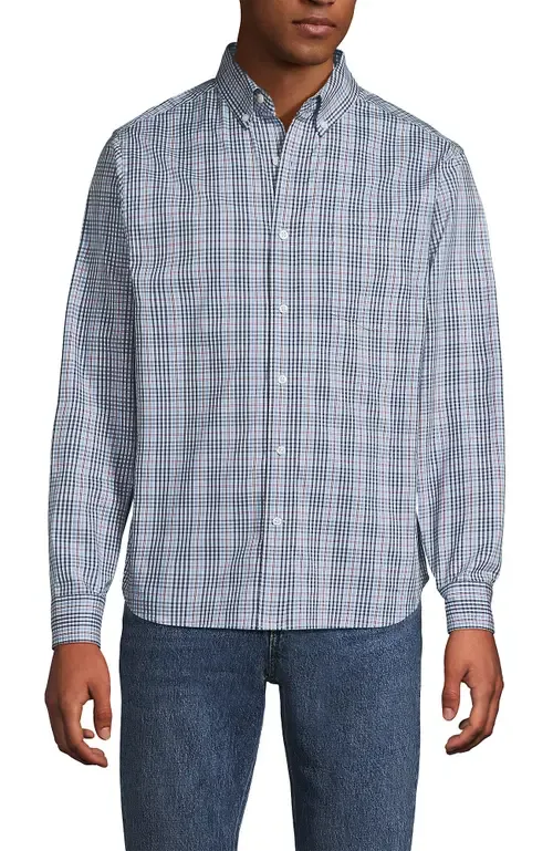 Traditional Fit Long Sleeve Travel Kit Shirt