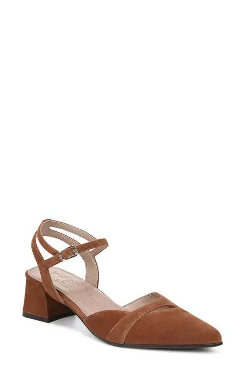 Merritt Slingback Pointed Toe Pump in Suede by Naturalizer
