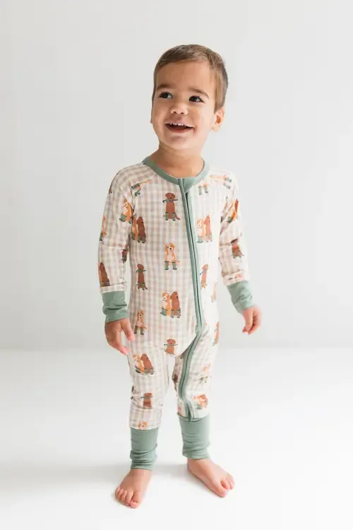 Zipper Romper by In My Jammers