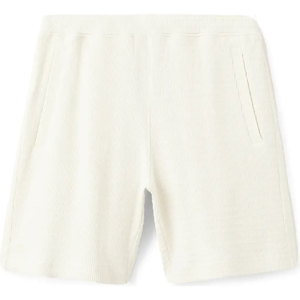 Rib Knit Shorts by MANGO