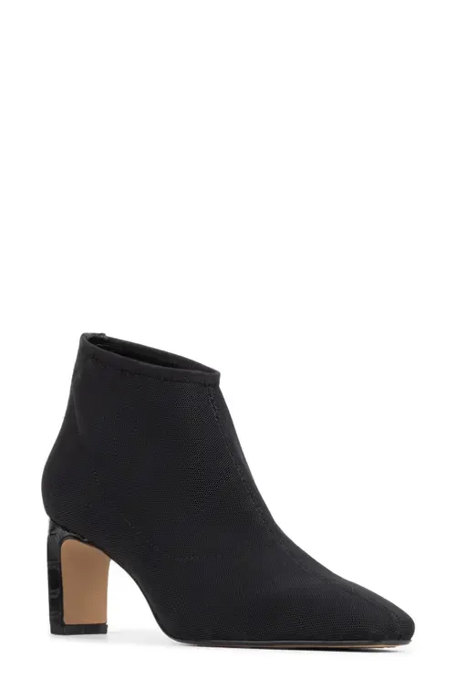Birdee Croc Embossed Trim Bootie by Donald Pliner