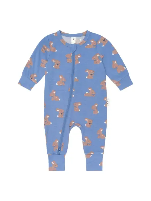 Bunny Zip Romper by Huxbaby