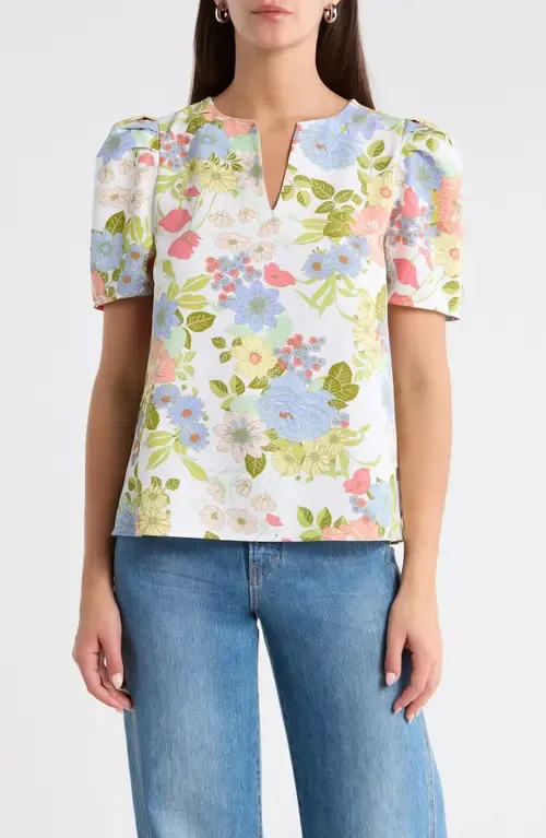 Kayla Floral Print Top by SUGARLIPS