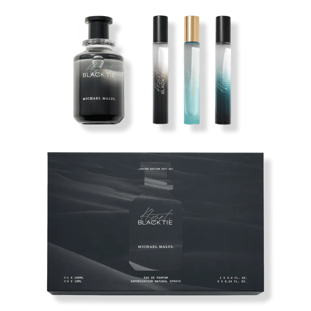 Black Tie Eau De Parfum Gift Set by Michael Malul