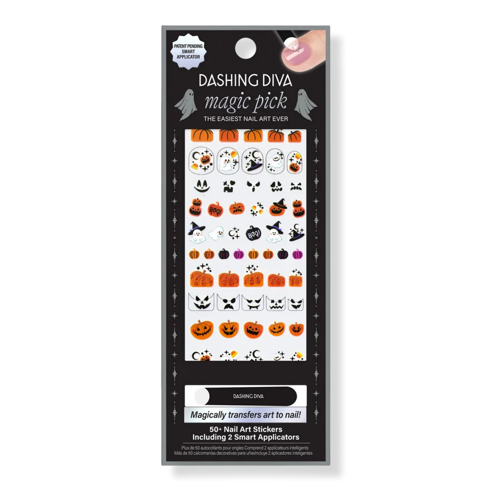 Magic Pick Nail Art Stickers, Pumpkin Pickin' by Dashing Diva