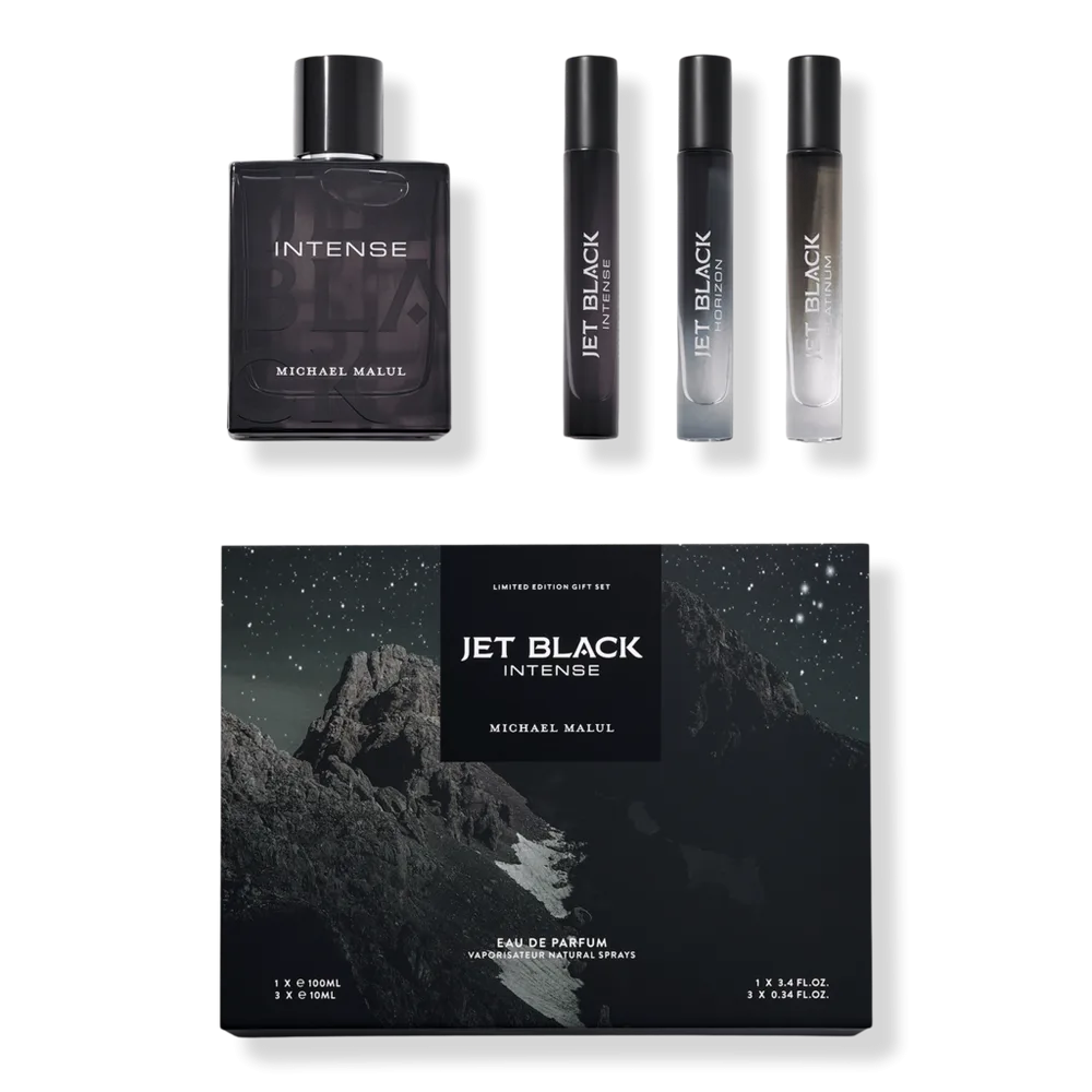 Jet Black Intense Eau De Parfum Gift Set by Michael Malul