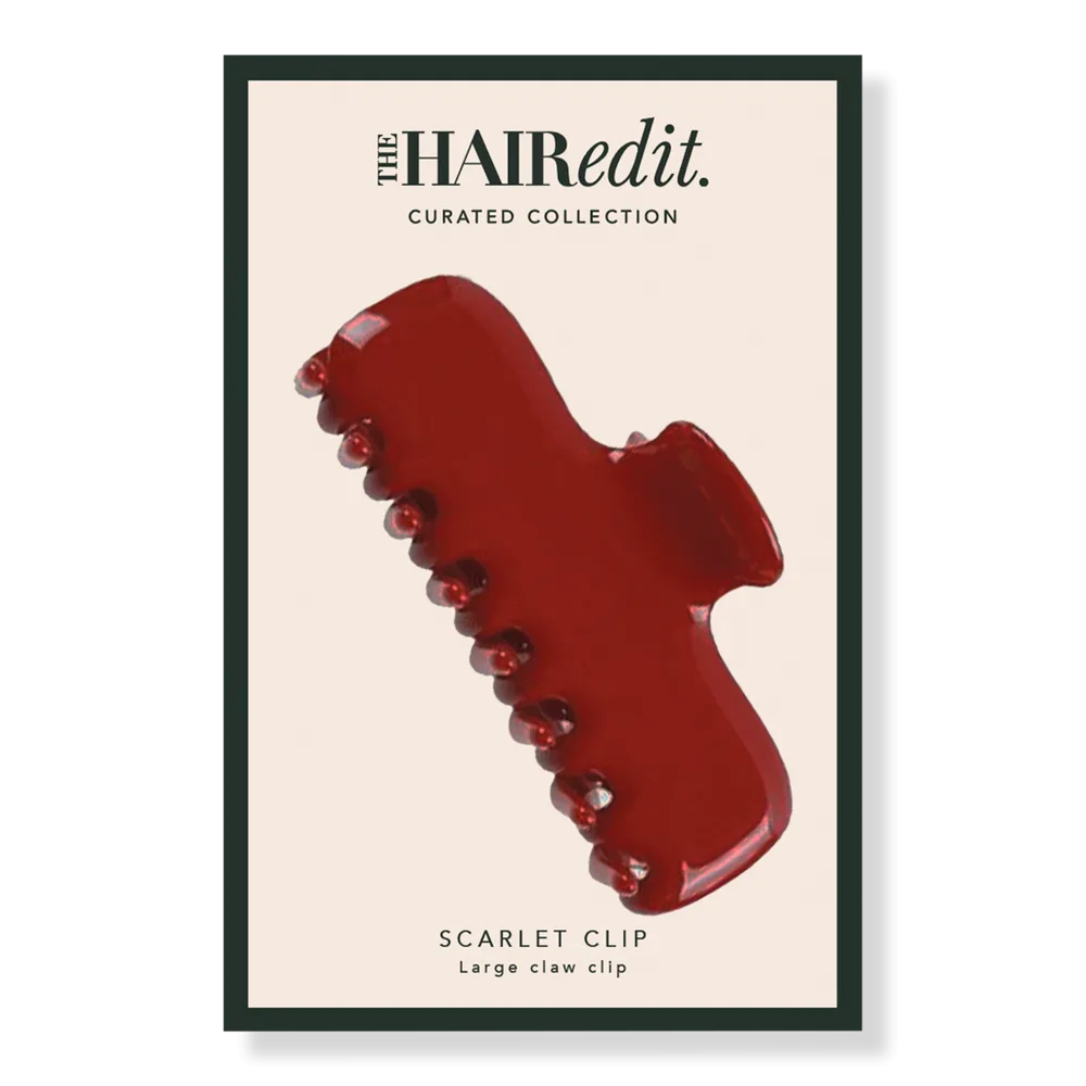 Scarlet Red Claw Clip by The Hair Edit