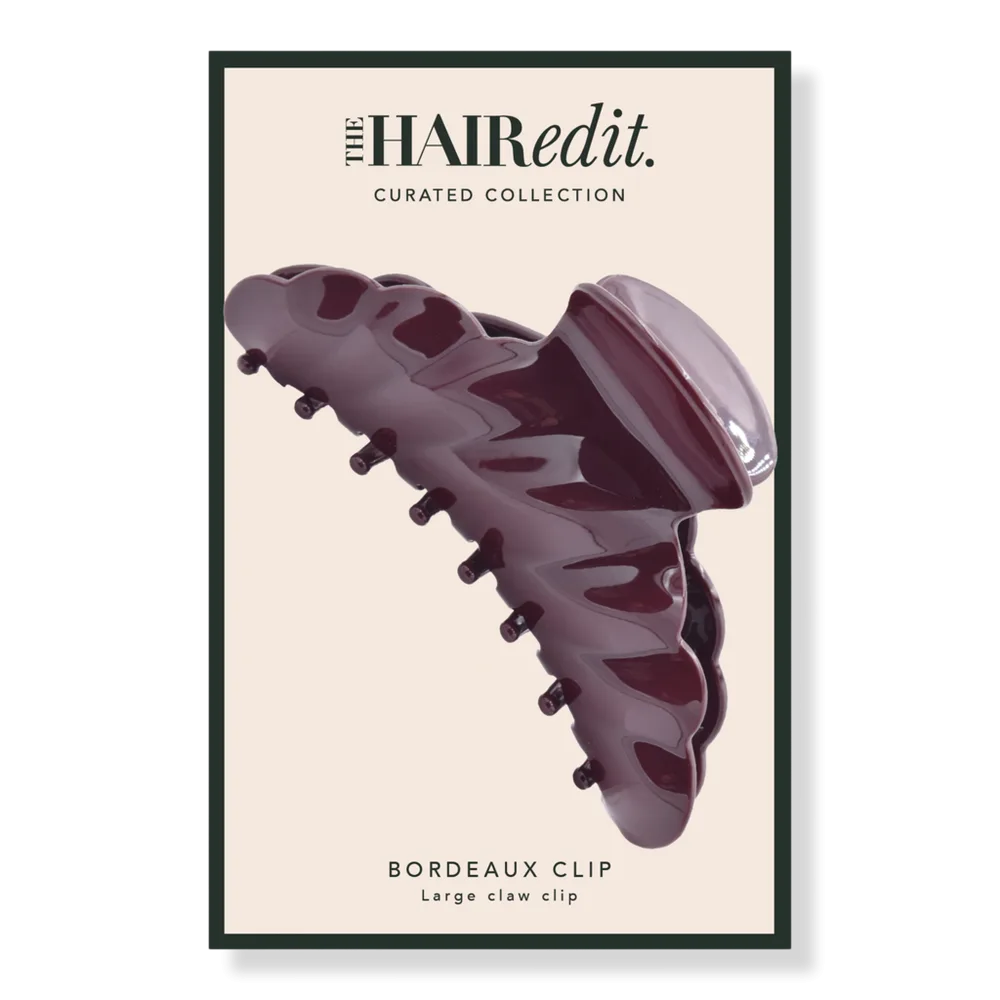 Bordeaux Burgundy Claw Clip by The Hair Edit