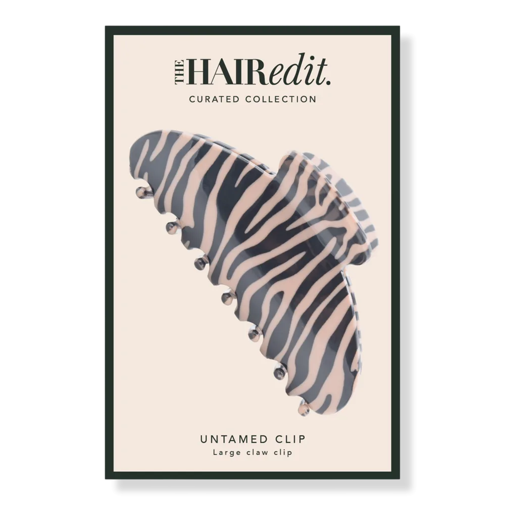 Untamed Zebra Claw Clip by The Hair Edit