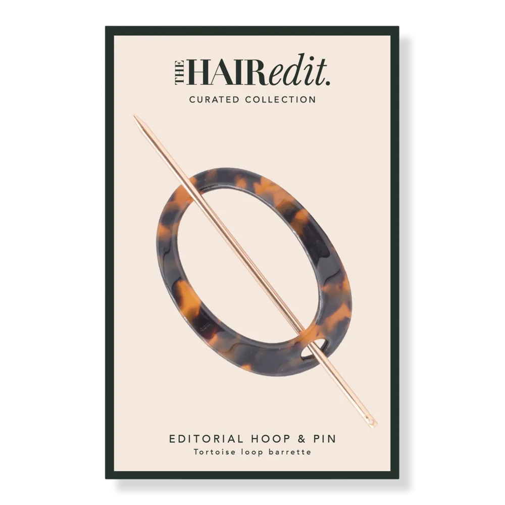 Editorial Hoop & Pin Tortoise Barrette by The Hair Edit