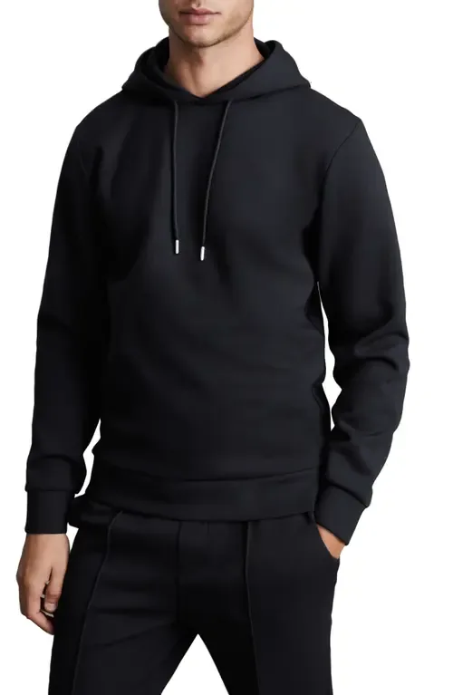 Fabien Double Knit Hoodie by Reiss