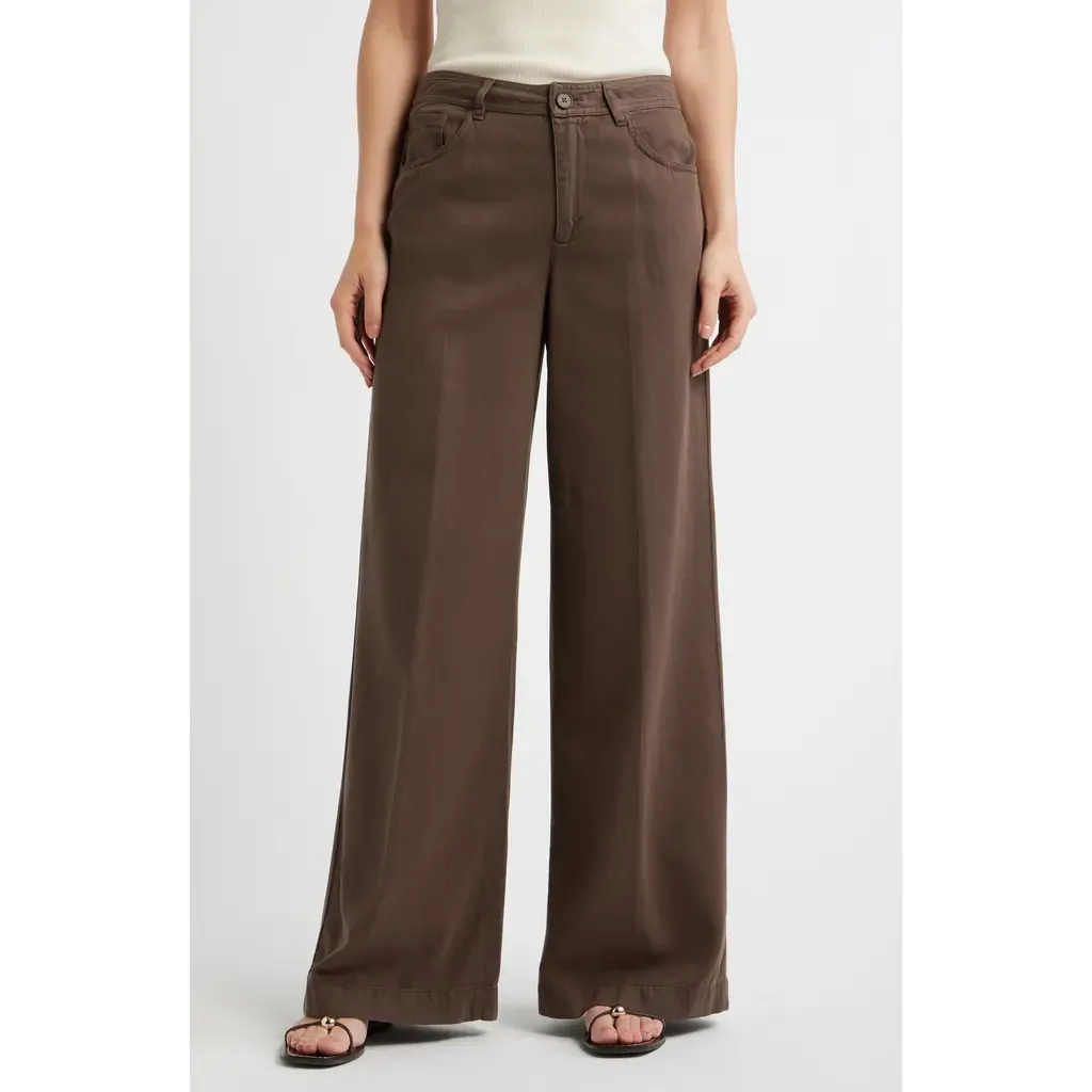 Five-Pocket Wide Leg Pants by Mavi Jeans