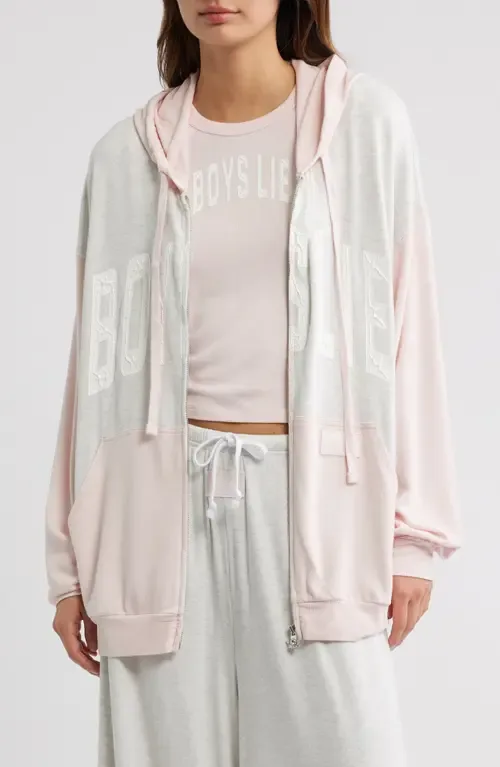 Pinky Promise Harley Full Zip Hoodie by BOYS LIE