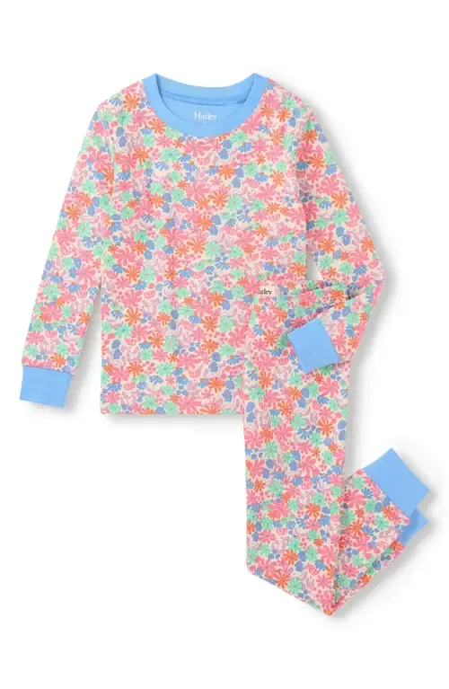 Whimsical Flowers Fitted Two-Piece Pajamas by Hatley