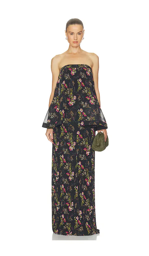 Love Letter Floral Rosaline Gown by Cinq a Sept