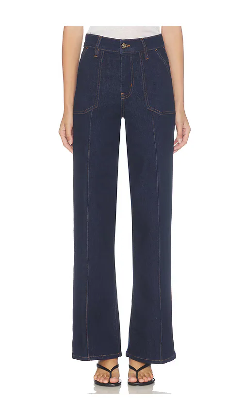 Le Slim Palazzo Pintuck Pocket by FRAME