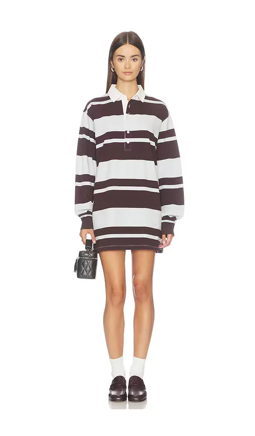 The Knit Rugby Mini Dress