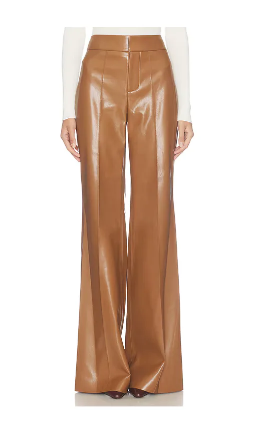 Dylan Faux Leather Pant by Alice + Olivia