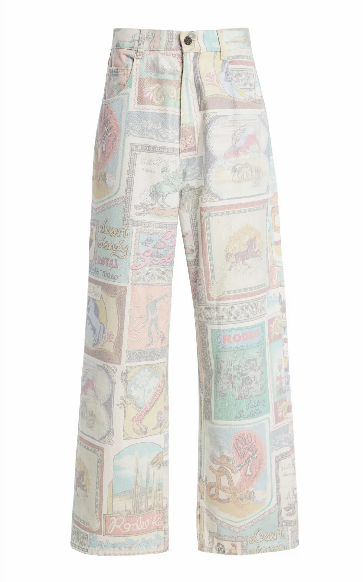 Andie Rigid Mid-Rise Straight-Leg Jeans by ALÉMAIS