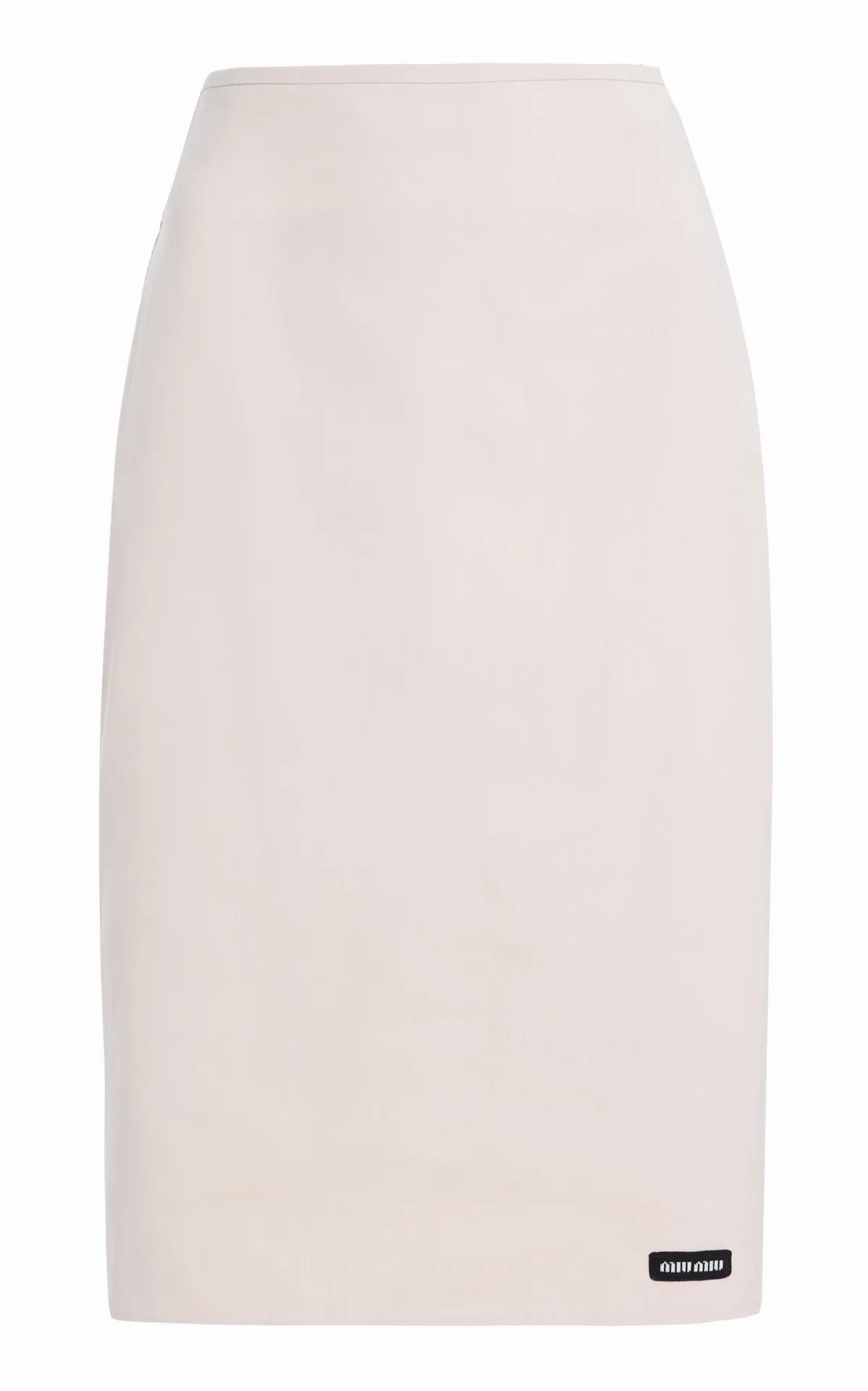 Cotton-Blend Poplin Midi Skirt