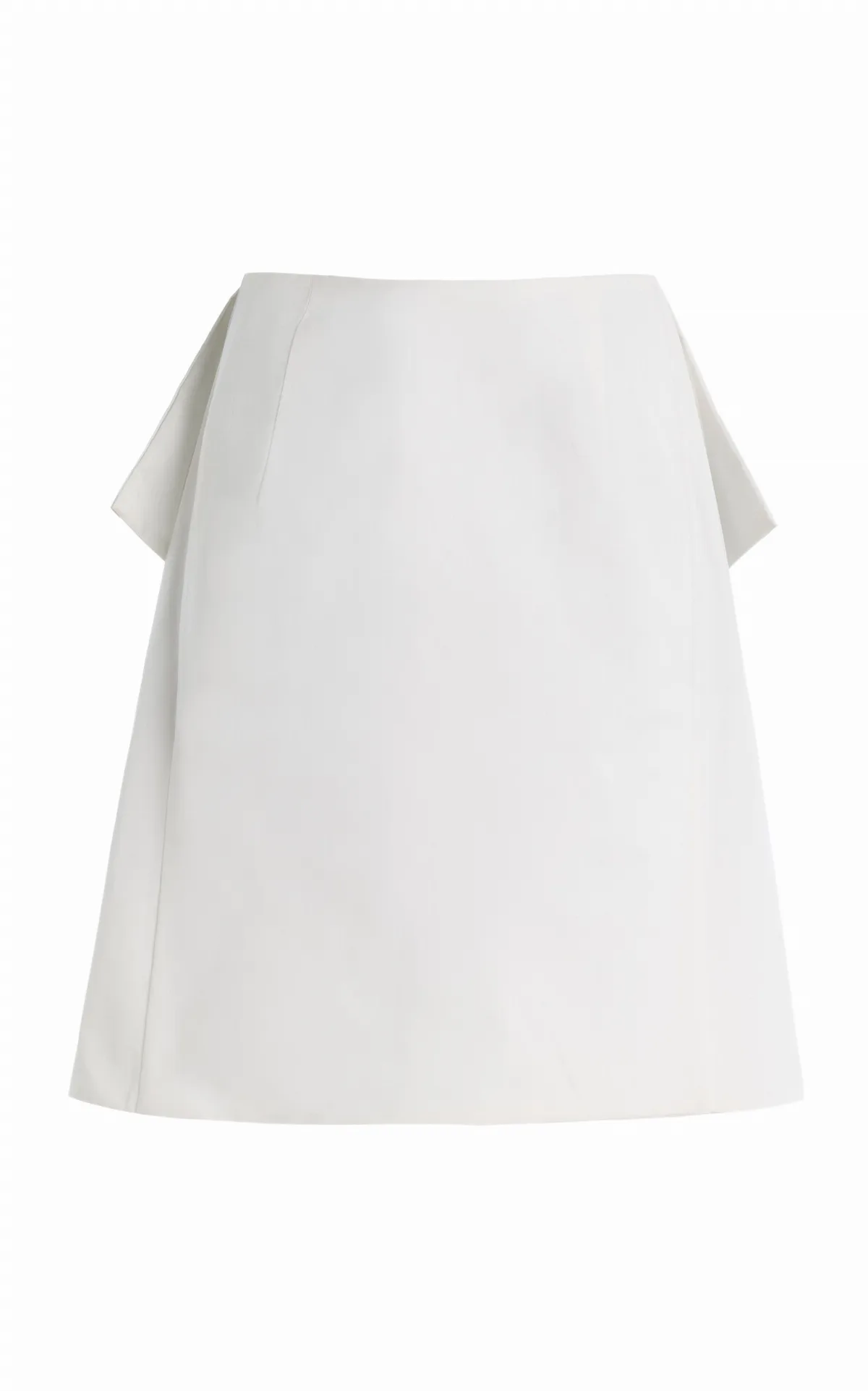 Contrast Back Twill Mini Skirt by Lii