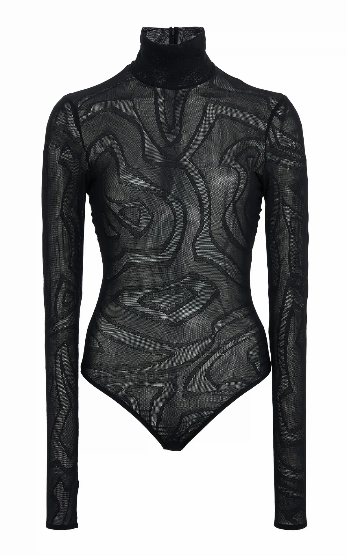 Embroidered Tulle Bodysuit by Pucci