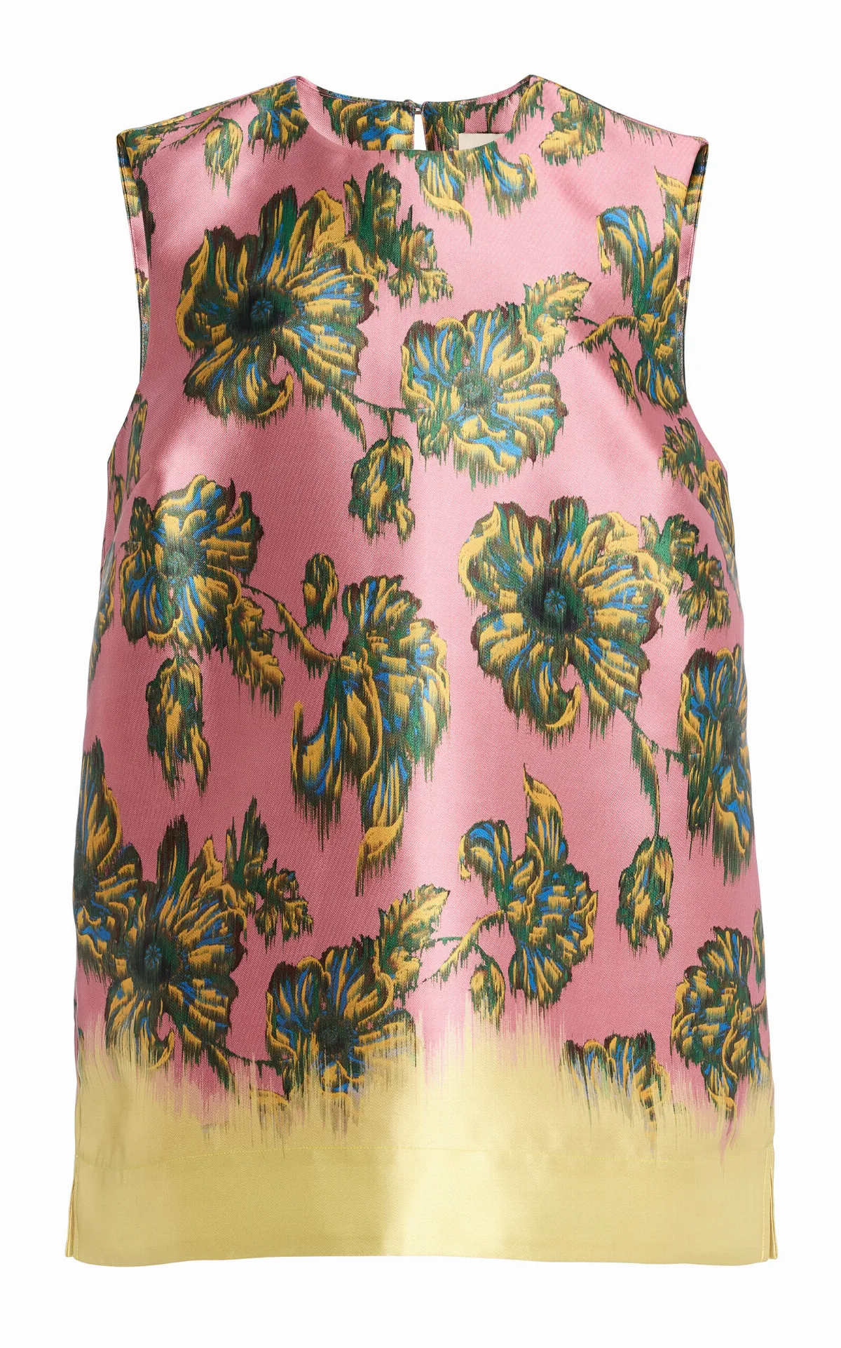 Faye Floral Satin Tunic Top by ALÉMAIS