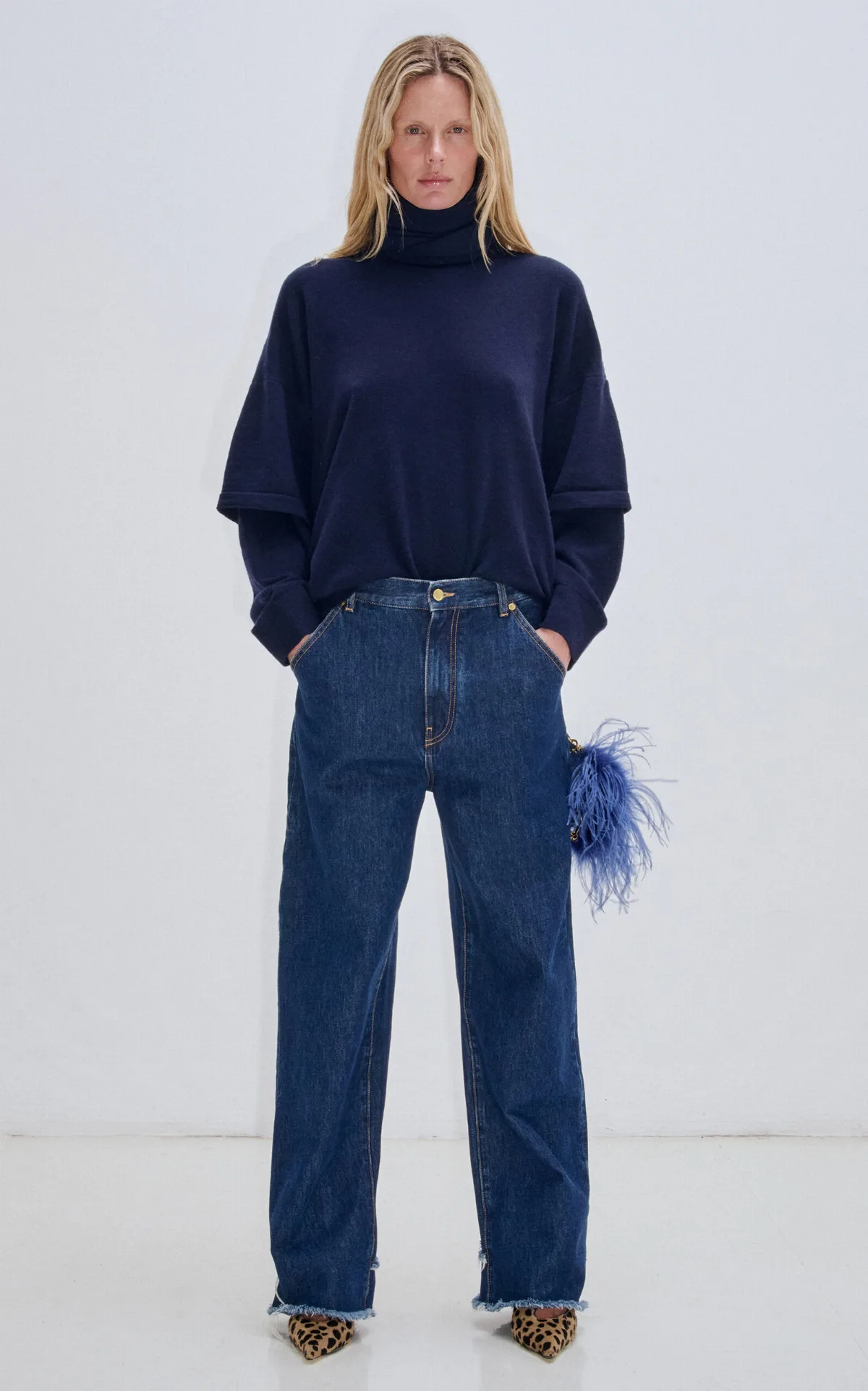 Troy Cashmere-Wool Knit Tee by DARKPARK