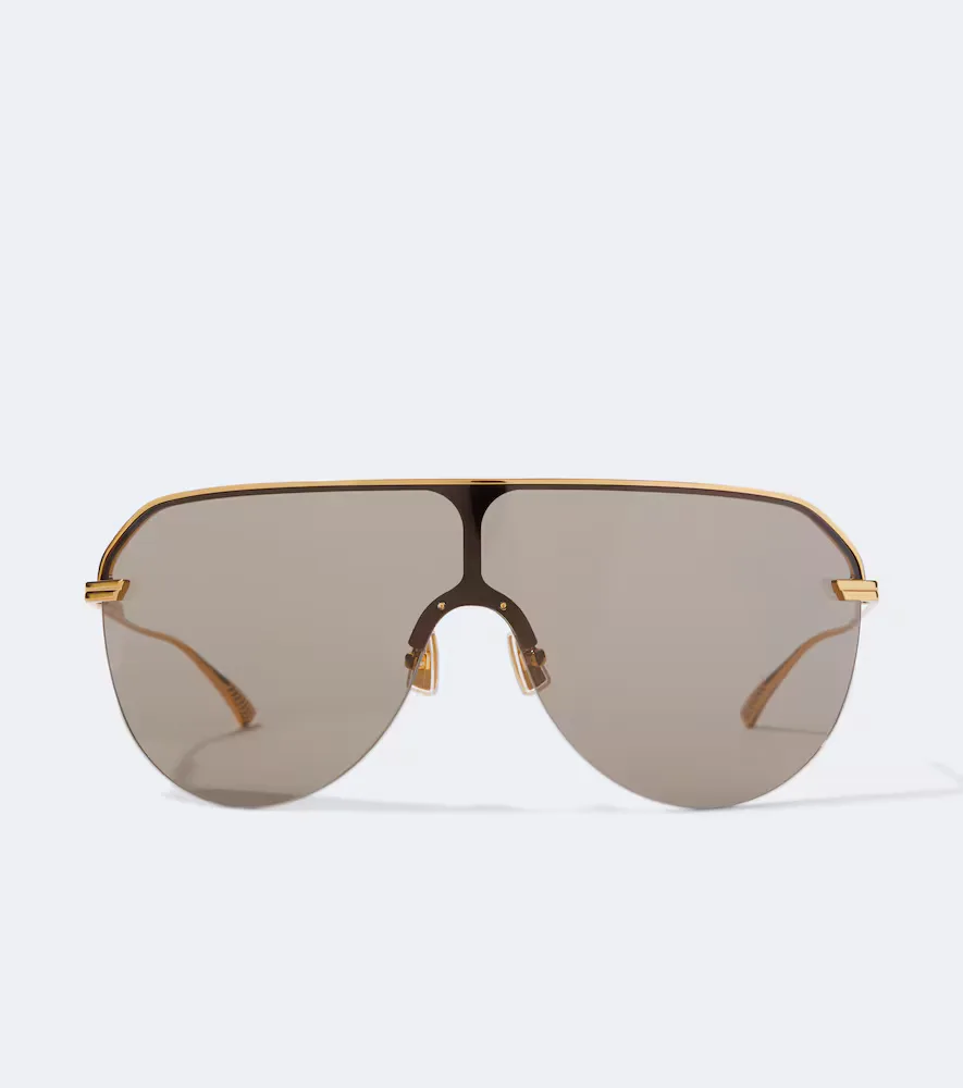 Shield Sunglasses by Bottega Veneta