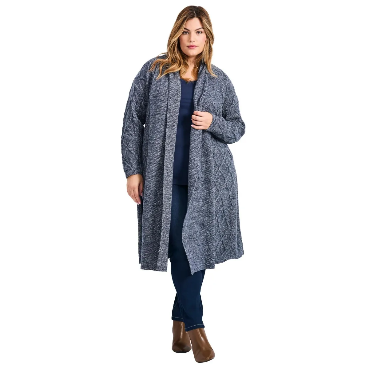 Paris Longline Cable Cardi by Avenue