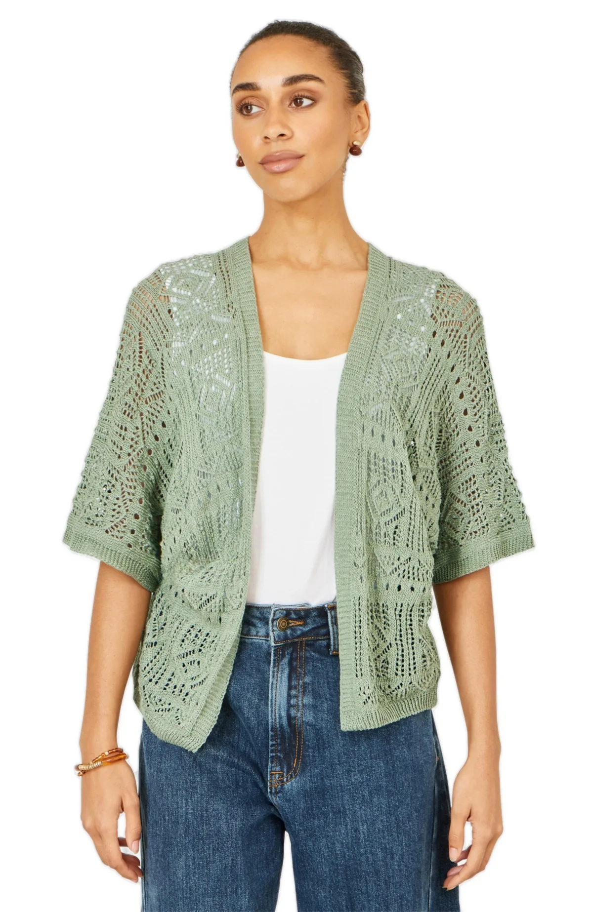 Crochet Edge to Edge Cardigan by Yumi