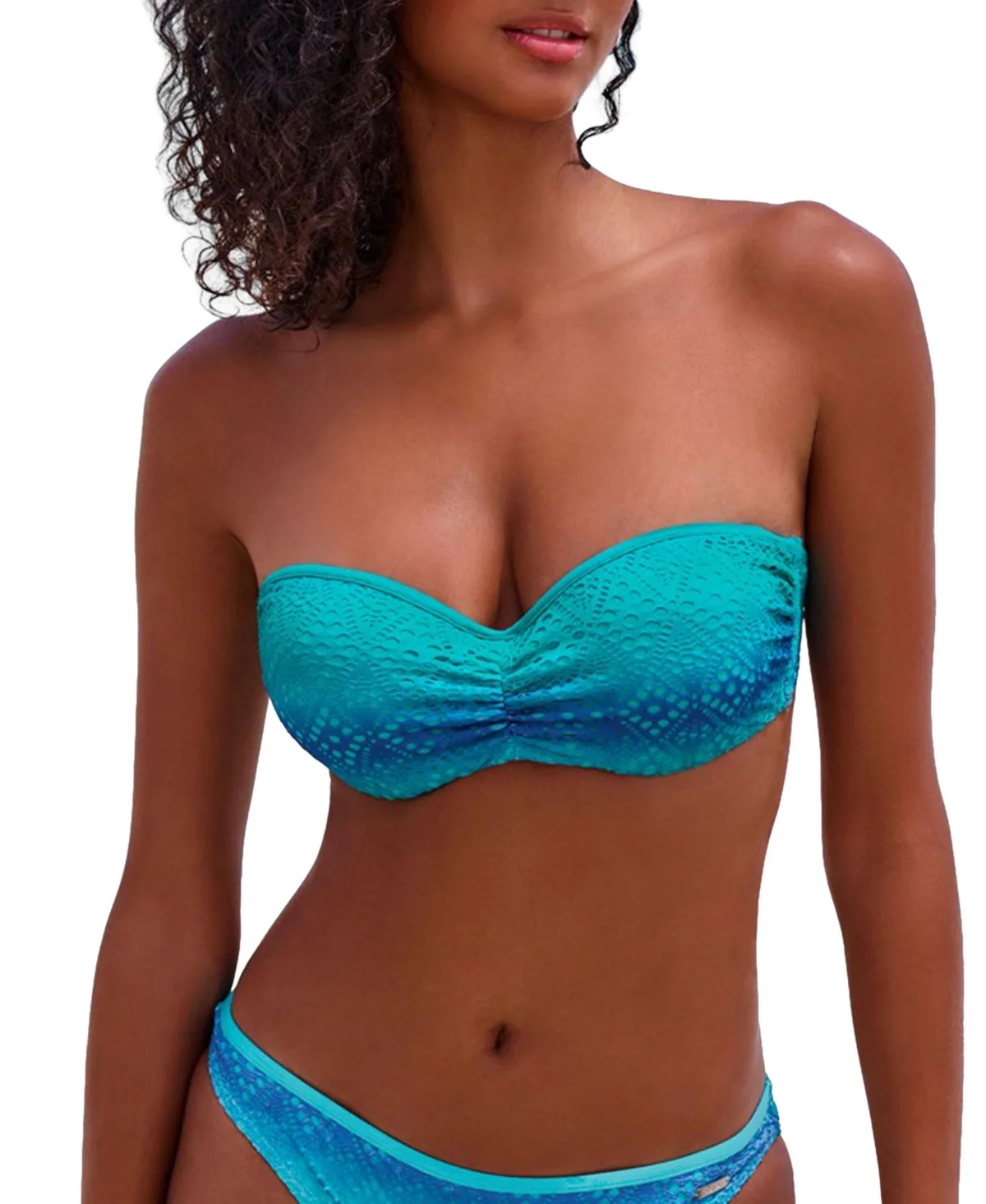 Multiway Ombre Bikini Swimsuit Top Bra Sizing by Lascana