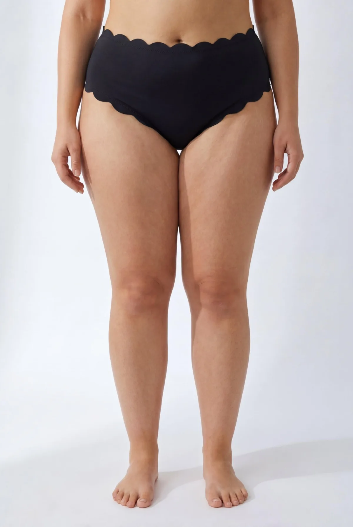 Scallop Trim Swim Brief by Swimsuits For All