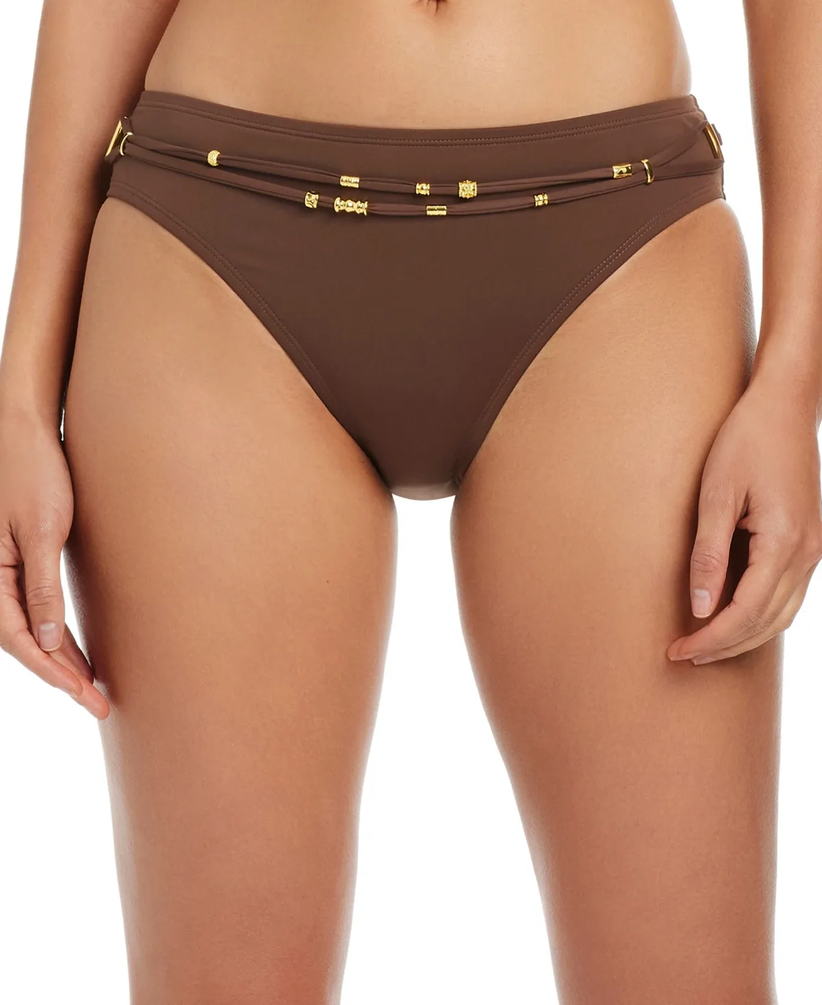 Belted Hipster Swim Bottoms by Bleu By Rod Beattie
